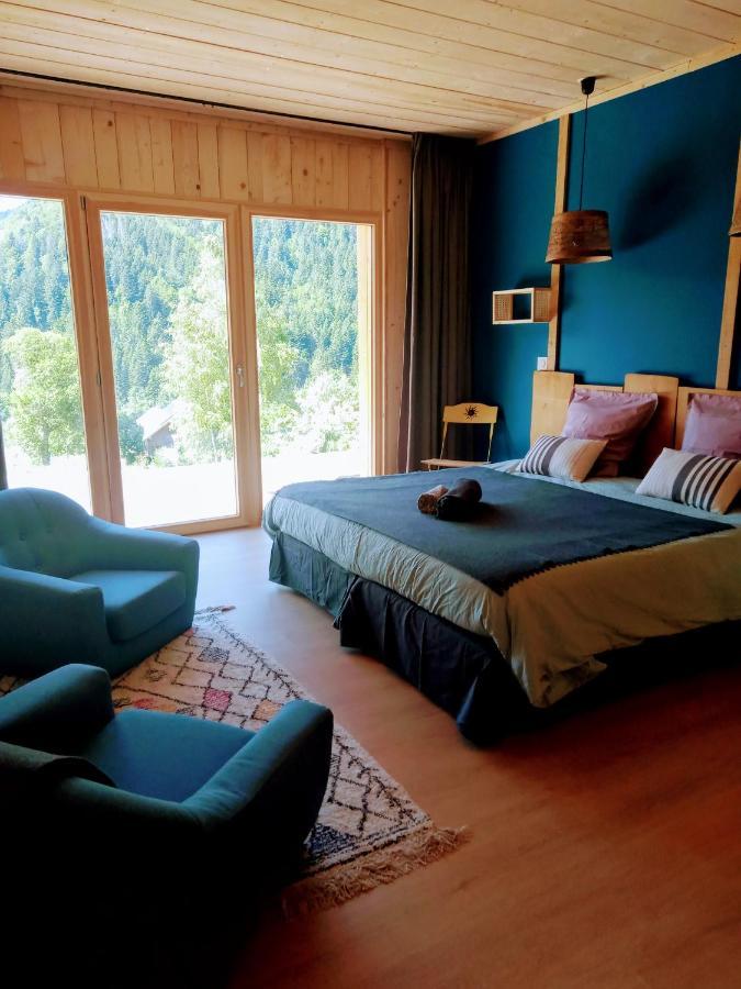 Le Chalet Du Blanc Spa Yoga Aillon-le-Jeune Kültér fotó