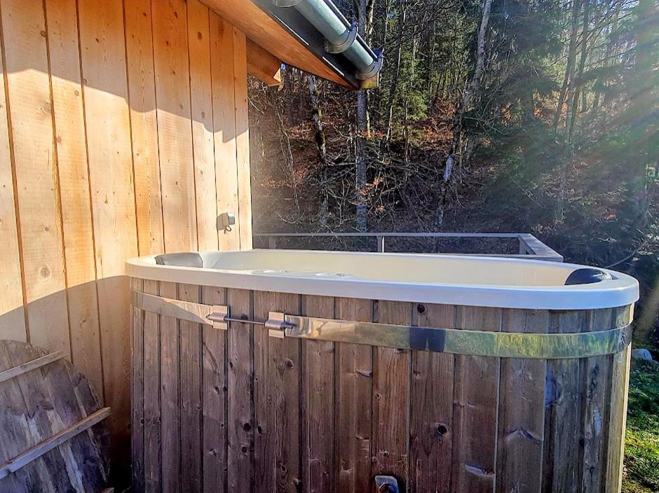 Le Chalet Du Blanc Spa Yoga Aillon-le-Jeune Kültér fotó