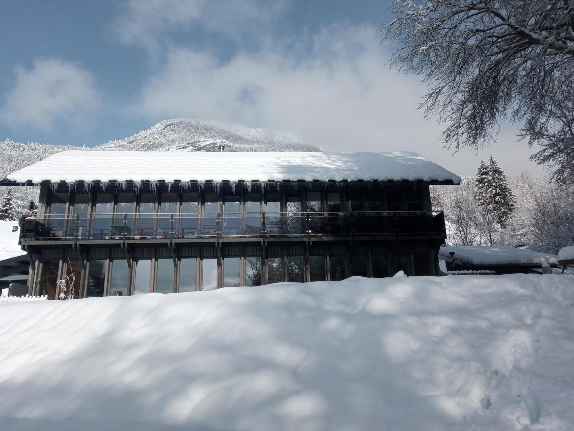 Le Chalet Du Blanc Spa Yoga Aillon-le-Jeune Kültér fotó
