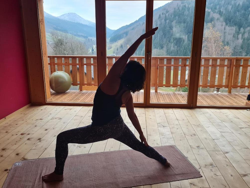 Le Chalet Du Blanc Spa Yoga Aillon-le-Jeune Kültér fotó