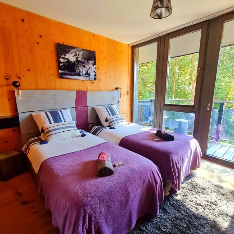 Le Chalet Du Blanc Spa Yoga Aillon-le-Jeune Kültér fotó